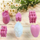Doğal Yapım Kokulu 6 Lı Set Dekoratif Mum