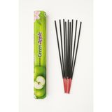 Doğal Yeşil Elma Aromalı Çubuk Tütsü – 20'li Paket | Fresh Green Apple Incense Sticks - 1 Adet
