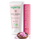 Doğal Yüz Ve El Nemlendirici Gül Aromalı Cilt Bakım Kremi 75 Ml