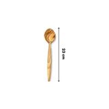 Doğal Zeytin Ağacı, El Yapımı Servis Kaşığı, 23 Cm, Ahşap, Kahverengi, Bpa, 1 Adet - Option-1