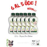 Doğal Zeytinyağlı Sıvı Beyaz Sabun 1.5 L 6 Al 5 Öde Rosie Hediye