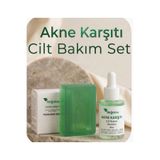 Doğalca Akne ve Sivilce Cilt Bakım Seti-Çay Ağacı Yağı&Azelaik Asit Formüllü
