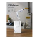 Doğalgaz Alarm Cihazı Gaz Dedektörü Garantili