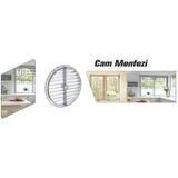Doğalgaz Havalandırma Cam Menfezi Şeffaf 175 MM