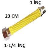 Dogalgaz Sayac Baglantı Flexı & Kutu Flexı & 1-1/4 ( 23 Cm) 1-1/4*1 23 Cm