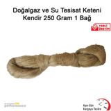 Doğalgaz ve Su Tesisat Keteni Kendir 250 Gram 1 Bağ