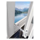 dogalpen DoğalPEN Pimapen & PVC Kapı Pencere Gizli Çocuk Güvenlik Kilidi (13 cm Anahtarsız Vasistas)