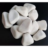 Doğalsan Tarım Beyaz Dolomit Taş 25 kg 4-6 cm Dere Taşı Çakıl Taşı Saksı Taşı Akvaryum Teraryum Taş