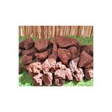 Doğalsan Tarım Mangal & Akvaryum Taşı 2 kg 5-10 cm Mangal Taşı Akvaryum Taşı Kırmızı Pomza Volkanik Cüruf Lav Taşı