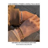 Doğaltaş Aşk çift hediyesi çift bileklik özel yazılı
