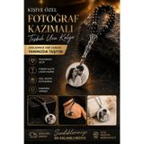 Doğaltaş Kişiye Özel Lazer İşlemeli Fotoğraflı Tesbih – Anlamlı Hediye
