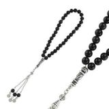Doğaltaş Metal Püsküllü Mavi Yıldız Taşı Tesbih SL2342