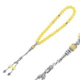 Doğaltaş Metal Püsküllü Yeşim Taşı Tesbih MKTB-BD0000124