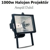 Doğan 1000 Watt Halojen Projektör Ampul Dahildir Sarı Işık