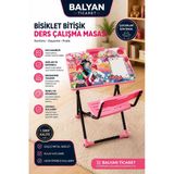 Doğan Bisiklet Bitişik Ders Çalışma Masası Lüx - Pembe / Pelina Club