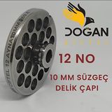 DOĞAN ÇİFTEL KIYMA MAKİNESİ AYNASI NO: 12 / 10 MM