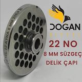 DOĞAN ÇİFTEL KIYMA MAKİNESİ AYNASI NO:22/8 MM