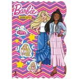 Doğan Çocuk Barbie Bol Bol Boya - Bol Bol Yapıştır Boyama Kitabı - Çıkartma Hediyeli!