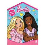 Doğan Çocuk Barbie Evde Çıkartmalı Boyama Kitabı