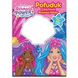 Doğan Çocuk Barbie Mermaid Power - Pofuduk Çıkartmalı Boyama Kitabı