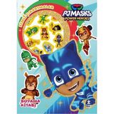 Doğan Çocuk Pjmasks Power Heroes - Star Simli Çıkartmalı Boyama Kitabı - Nisan 2025