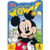 Doğan Çocuk Wow! Disney Junior Mickey Boyama Kitabı - Boya, Yapıştır, İngilizce Öğren! Türkçe İngilizce Sözcükle