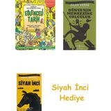 Doğan Egmont Yayıncılık Eğlenceli Tarih 8. Sınıf + Dünyanın Merkezine Yolculuk + Siyah Inci Hediye - Hayır