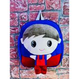 Doğan Hediyelik Peluş Çocuk Sırt Çantası - Labubu Hello Kitty Kuromi Stitch Mickey Mouse Bugs Bunny Çanta - Lacivert