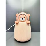 Doğan Hediyelik Ultrasonik Ofis Oda Araç Hava Nemlendirici Buhar Makinesi ve Aroma Difüzör Humidifier - Pembe