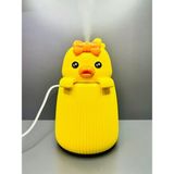 Doğan Hediyelik Ultrasonik Ofis Oda Araç Hava Nemlendirici Buhar Makinesi ve Aroma Difüzör Humidifier - Sarı