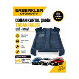 Doğan Kartal Şahin Taban Halısı GRİ - MAVİ