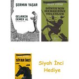 Doğan Kitap Gelirken Ekmek Al + Dünyanın Merkezine Yolculuk + Siyah Inci Hediye - Hayır
