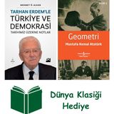 Doğan Kitap Tarhan Erdem’le Türkiye ve Demokrasi Tarihimiz Üzerine Notlar + Geometri + Dünya Klasiği Hediye - Hayır
