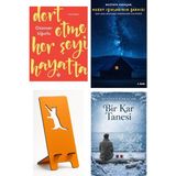 Doğan Novus Dert Etme Her Şeyi Hayatta - Ozanser Uğurlu + Kuzey Işıklarının Şarkısı + Telefon Tutucu + Bir Kar Tanesi
