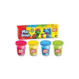 Doğan Oyuncak Dünyası 4lü Oyun Hamuru (224 Gr.) - Oyun Hamuru Seti - Hamur Setleri - Hamur Kalıpları