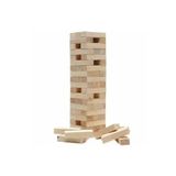 Doğan Oyuncak Dünyası Doğal Ahşap Jenga Kutu Oyunu - 54 Parça Jenga Oyunu - Ahşap Dizme Oyunu - Jenga Oyunu
