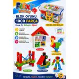 Doğan Oyuncak Dünyası Flexy Tangles Blok Oyunu 1000 Parça - Oyuncak Lego Seti - Birbirine Geçmeli STEM Lego Seti - Eğitici