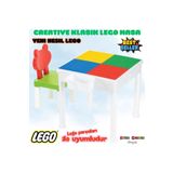 Doğan Oyuncak Dünyası Mega Classic Creative Blok Masa Seti - Klasik Lego Masası - Slide Blocks - Creative Lego Oyuncakları