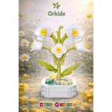 Doğan Oyuncak Dünyası Mikro Blok Orkide Çiçek Lego - Lego Setleri Mini Lego - Çiçek Lego - Blossom Çiçek Lego