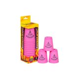 Doğan Oyuncak Dünyası Orijinal Cup Stacks Bardak Oyunu - Speed Cup - Hızlı Bardaklar Oyunu - Hızlı Bardak Oyunu - Pembe