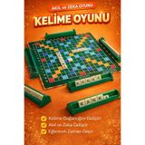 Doğan Oyuncak Dünyası Scrabble Türkçe Kelime Oyunu - Kelime Üretme Oyunu Akıl ve Zeka Oyunu - Scrabble Oyunu