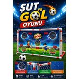 Doğan Oyuncak Dünyası Şut ve Gol Oyunu - Futbol Maçı Oyuncak - Futbol Oyuncakları - Top Oyuncak Langırt Setleri - Langırt