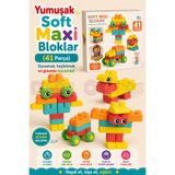Doğan Oyuncak Dünyası Yumuşak Soft Maxi Bloklar (41 Parça) - Soft Yumuşak Bloklar - Büyük Soft Lego Oyuncakları - Yumuşak