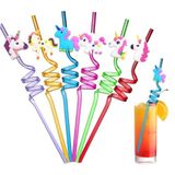 Doğaner Dnr 21.0001 Figürlü Plastik Pipet Seti 4 Lü - Renkli