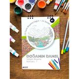 Doğanın Dansı Yetişkin Boyama Kitabı, Manzara Mandala Boyama Kitabı, Doğa Temalı Boyama Defter, Yetişkinler İçin Boyama Seti, Yetişkinler