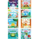 Doğanın Eşsiz Hikâyeleri Serisi 8 Kitap / Küçük Kar Tanesi - Küçük Ayı - Küçük Yağmur Damlası