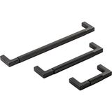 Doğanlar Kapı Kolları Doğanlar AL349 Kulp Mat Siyah 128 mm