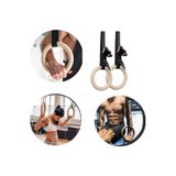 doğanlar marketing Crossfit ve Jimnastik Ahşap Halkası – Dayanıklı Spor ve Antrenman Halkası