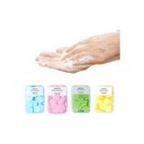 Doganline Store Kutu Parfümlü Eriyen Mini Kağıt Sabun Öğrenci Çocuk Okul Dezenfektan El Sabunu