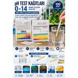Doganline Store pH Test Kağıtları / Test Kağıdı / pH Metre / pH 0-14 ölçer Kutu içerisinde 100 Adet ölçüm çubuğu